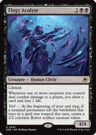 Elegy Acolyte (EOE-097) - rare - Foil