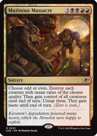 Mutinous Massacre (EOE-222) - rare