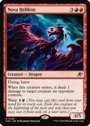 Nova Hellkite (EOE-148) - rare - Foil