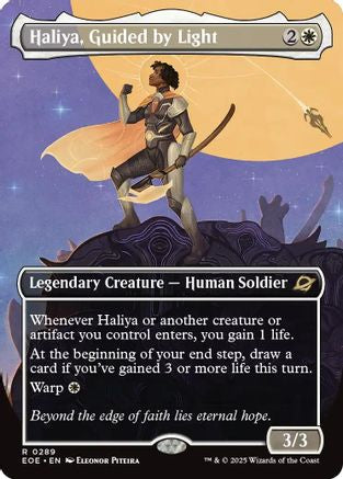 Haliya, Guided by Light (Borderless) (EOE-289) - rare
