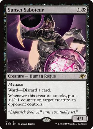Sunset Saboteur (EOE-116) - rare - Foil