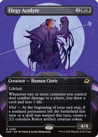 Elegy Acolyte (Borderless) (EOE-293) - rare - Foil