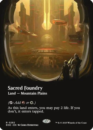 Sacred Foundry (Borderless) (EOE-282) - rare