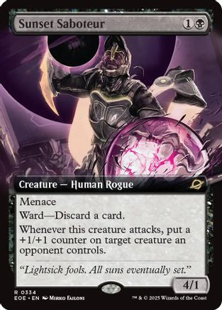 Sunset Saboteur (Extended Art) (EOE-334) - rare