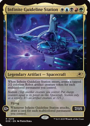 Infinite Guideline Station (EOE-219) - rare - Foil
