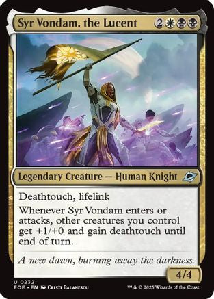 Syr Vondam, the Lucent (EOE-232) - uncommon