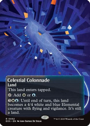 Celestial Colonnade (0052) (Borderless) (EOS-052) - rare