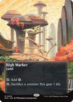 High Market (0063) (Borderless) (EOS-063) - rare