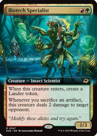 Biotech Specialist (Extended Art) (EOE-347) - rare