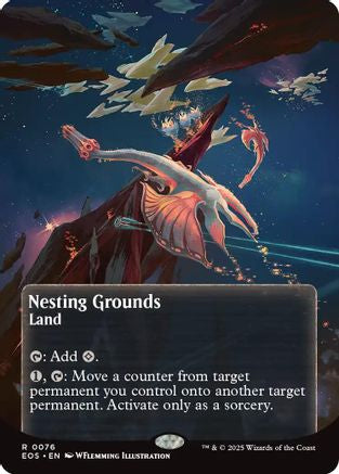 Nesting Grounds (0076) (Borderless) (EOS-076) - rare - Foil