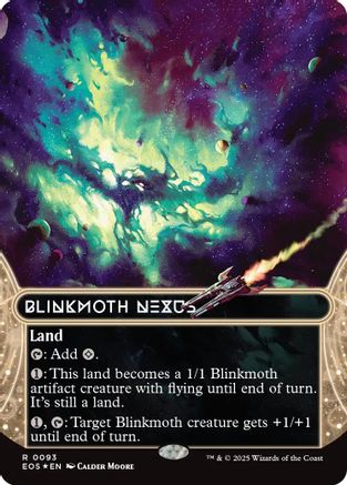Blinkmoth Nexus (0093) (Borderless) (Galaxy Foil) (EOS-093) - rare - Foil