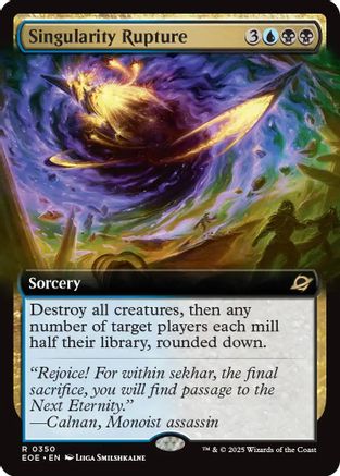Singularity Rupture (Extended Art) (EOE-350) - rare - Foil