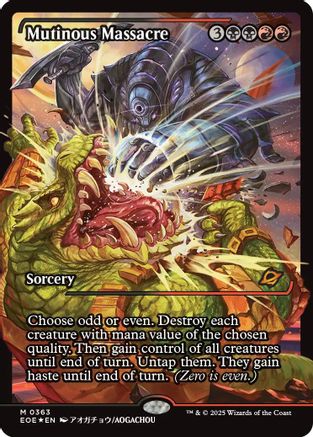 Mutinous Massacre (Showcase) (EOE-363) - mythic - Foil