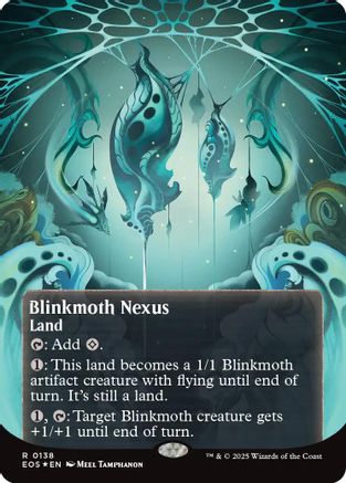 Blinkmoth Nexus (0138) (Borderless) (Galaxy Foil) (EOS-138) - rare - Foil