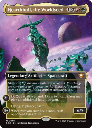 Hearthhull, the Worldseed (Borderless) (EOC-001) - mythic - Foil