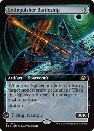 Extinguisher Battleship (Extended Art) (EOE-355) - rare - Foil