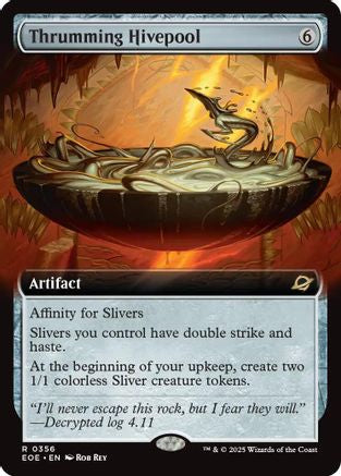 Thrumming Hivepool (Extended Art) (EOE-356) - rare - Foil