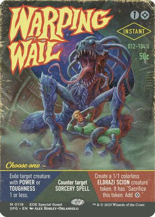 Warping Wail (Borderless) (SPG-119) - mythic