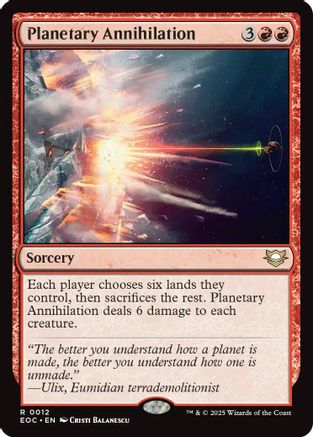 Planetary Annihilation (EOC-012) - rare