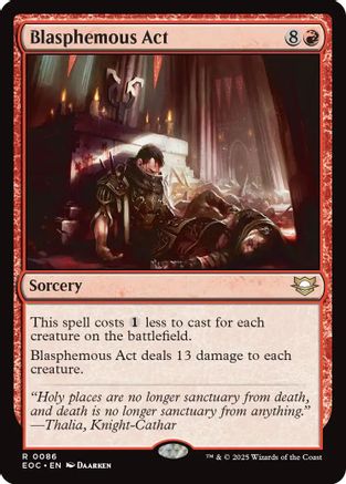 Blasphemous Act (EOC-086) - rare