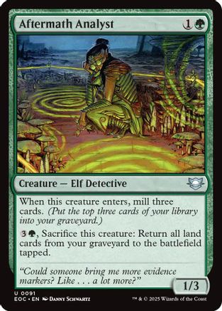 Aftermath Analyst (EOC-091) - uncommon