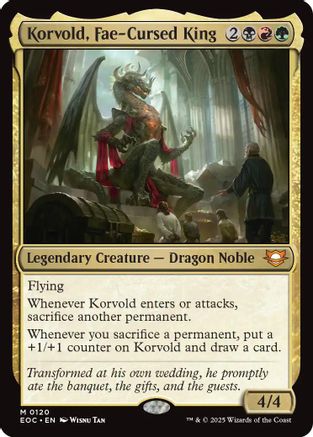 Korvold, Fae-Cursed King (EOC-120) - mythic