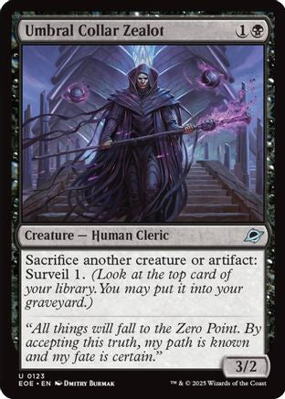 Umbral Collar Zealot (EOE-123) - uncommon - Foil