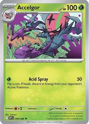Accelgor (009/086) - SWF  - Uncommon