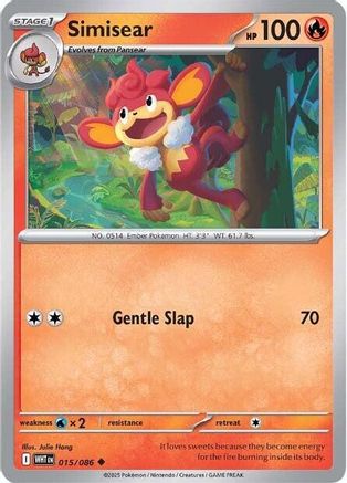Simisear (015/086) - SWF  - Uncommon