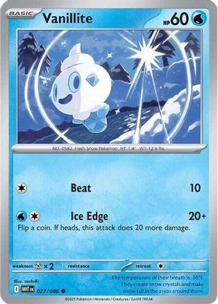 Vanillite (027/086) - SWF  - Common