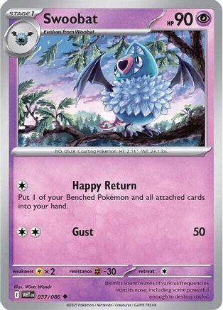 Swoobat (037/086) - SWF  - Uncommon
