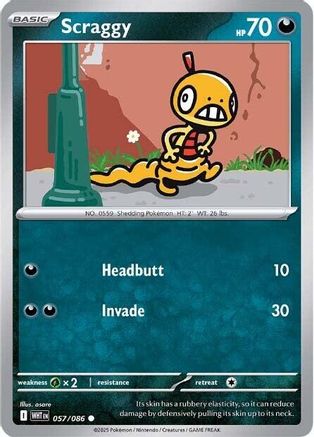 Scraggy (057/086) - SWF  - Common