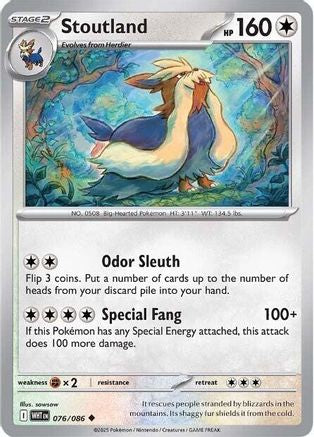 Stoutland (076/086) - SWF  - Uncommon