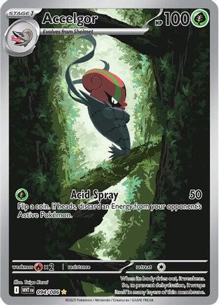 Accelgor (094/086) - SWF  - Illustration Rare - Holofoil