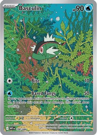 Basculin (108/086) - SWF  - Illustration Rare - Holofoil