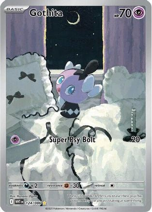 Gothita (124/086) - SWF  - Illustration Rare - Holofoil