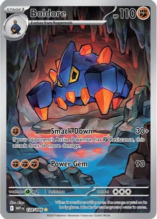 Boldore (128/086) - SWF  - Illustration Rare - Holofoil