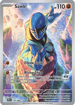 Sawk (130/086) - SWF  - Illustration Rare - Holofoil