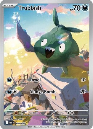 Trubbish (140/086) - SWF  - Illustration Rare - Holofoil