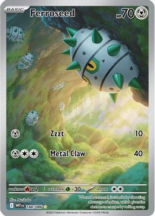 Ferroseed (148/086) - SWF  - Illustration Rare - Holofoil