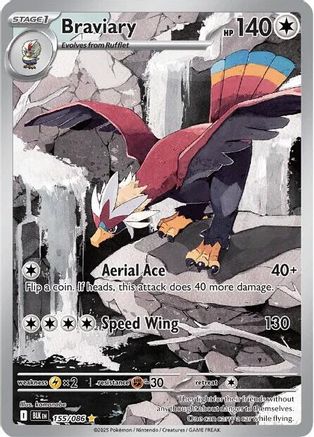 Braviary (155/086) - SBB  - Illustration Rare - Holofoil