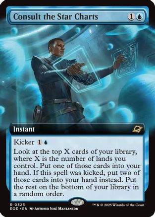 Consult the Star Charts (Extended Art) (EOE-325) - rare