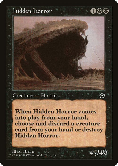 Hidden Horror (P02-075) - rare