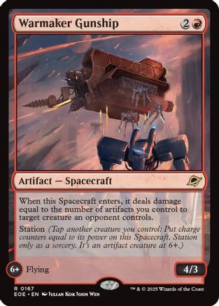 Warmaker Gunship (EOE-167) - rare - Foil