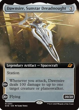 Dawnsire, Sunstar Dreadnought (Extended Art) (EOE-351) - mythic