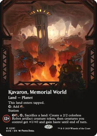 Kavaron, Memorial world (Borderless) (EOE-281) - mythic