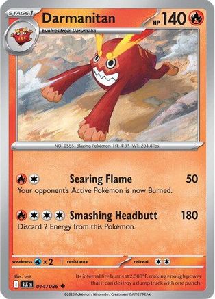 Darmanitan (014/086) - SBB  - Uncommon