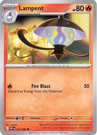 Lampent (017/086) - SWF  - Common - Reverse Holofoil