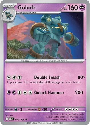 Golurk (043/086) - SBB  - Uncommon