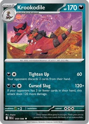 Krookodile (059/086) - SBB  - Uncommon - Holofoil